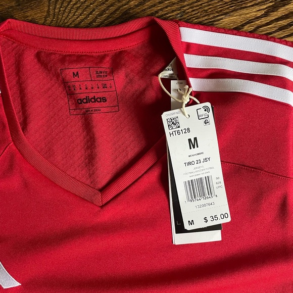 NEW Men’s Adidas Dry Fit / Aeroready Soccer Jersey - Picture 4 of 5